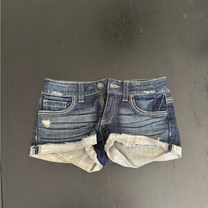 Denim Distressed Women Shorts
